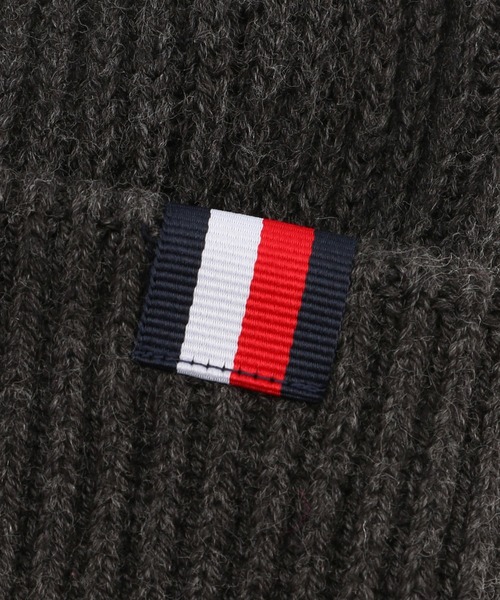 TOMMY HILFIGER(トミーヒルフィガー)の「シグネチャーロゴニットキャップ(ニットキャップ/ビーニー・メンズ・チャコールグレー・FREE)」の4枚目の写真