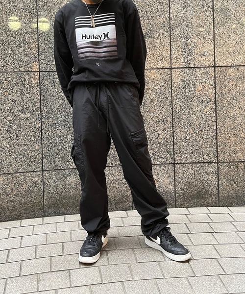 Hurley （ハーレー）の「M WOVEN CARGO PANT / ハーレー ウーブン素材 カーゴパンツ（カーゴパンツ・メンズ・ブラック/カーキ・32inch/30inch/28inch/34inch/36inch）」の2枚目の写真