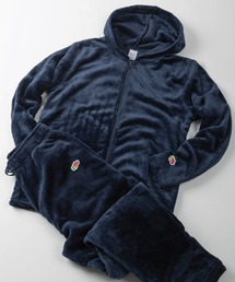 SlashDate（スラッシュデイト）の「【73】【FRUIT OF THE LOOM/フルーツオブザルーム】ボアパーカーセットアップ/ジップパーカー＆パンツ/ルームウェア（ルームウェア/パジャマ）」
