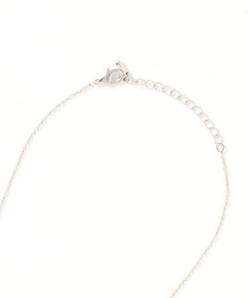 BROTHERHOOD（ブラザーフッド）の「【earyear】バースストーンペンダント：シルバー（ネックレス・レディース・ブルー/ネイビー/クリア/ホワイト/グリーン/ピンク/グレー/ライトパープル/ライトブルー/ライトグリーン/レッド/ターコイズブルー・FREE）」の13枚目の写真