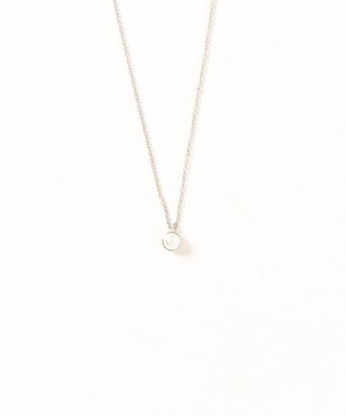 BROTHERHOOD（ブラザーフッド）の「【earyear】バースストーンペンダント：シルバー（ネックレス・レディース・ブルー/ネイビー/クリア/ホワイト/グリーン/ピンク/グレー/ライトパープル/ライトブルー/ライトグリーン/レッド/ターコイズブルー・FREE）」の15枚目の写真