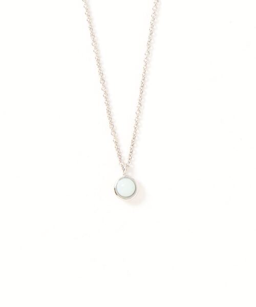 BROTHERHOOD（ブラザーフッド）の「【earyear】バースストーンペンダント：シルバー（ネックレス・レディース・ブルー/ネイビー/クリア/ホワイト/グリーン/ピンク/グレー/ライトパープル/ライトブルー/ライトグリーン/レッド/ターコイズブルー・FREE）」の19枚目の写真