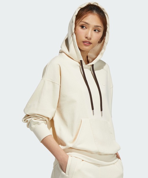 売れ筋商品|||adidas レディース　オリジナルス　アディカラー パーカー （ライト スティール）(HC0320） adidas（アディダス）の「アディカラー パーカー / アディダス