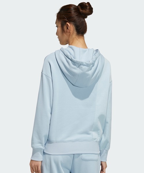 adidas(アディダス)の「アディカラー パーカー / アディダスオリジナルス(パーカー・レディース・アイボリー/ライトブルー・MEDIUM/LARGE/X-LARGE/XX-LARGE/X-SMALL/SMALL)」の11枚目の写真