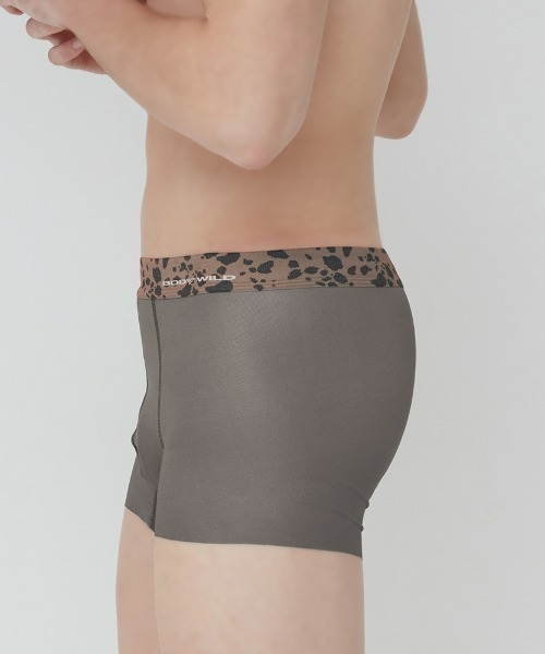 BODY WILD（ボディーワイルド）の「BODY WILD/ボディワイルド　ボクサーパンツ　前閉じ　超軽量カットオフ（ボクサーパンツ・メンズ・グレー/ブラウン・MEDIUM/LARGE）」の10枚目の写真