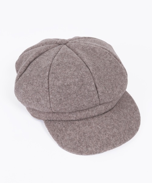 WC（ダブル シー）の「ウールタッチキャスケット（キャスケット・レディース・ブラック/ブラウン/アイボリー・FREE）」の3枚目の写真