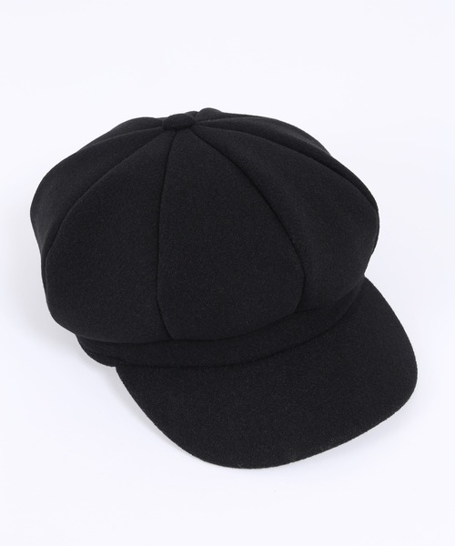 WC（ダブル シー）の「ウールタッチキャスケット（キャスケット・レディース・ブラック/ブラウン/アイボリー・FREE）」の2枚目の写真