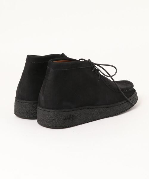 MANEBU（マネブ）の「【MANEBU/マネブ】別注 Chukka boots/スニーカーソールスウェードチャッカブーツ（ブーツ・メンズ・ブラック・27cm/28cm/26cm）」の4枚目の写真