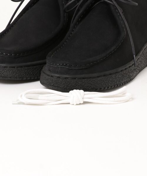 MANEBU（マネブ）の「【MANEBU/マネブ】別注 Chukka boots/スニーカーソールスウェードチャッカブーツ（ブーツ・メンズ・ブラック・27cm/28cm/26cm）」の2枚目の写真