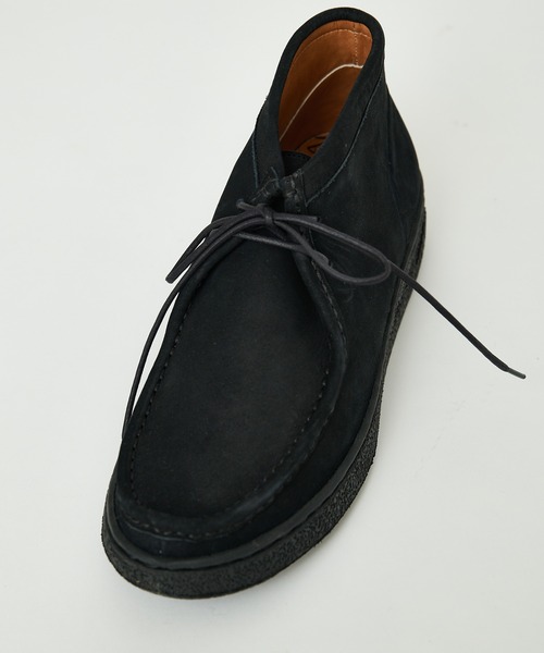 MANEBU（マネブ）の「【MANEBU/マネブ】別注 Chukka boots/スニーカーソールスウェードチャッカブーツ（ブーツ・メンズ・ブラック・27cm/28cm/26cm）」の7枚目の写真