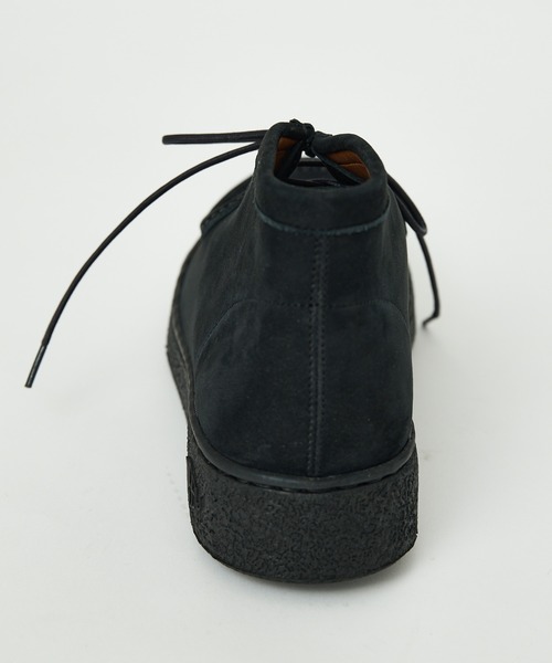 MANEBU（マネブ）の「【MANEBU/マネブ】別注 Chukka boots/スニーカーソールスウェードチャッカブーツ（ブーツ・メンズ・ブラック・27cm/28cm/26cm）」の8枚目の写真