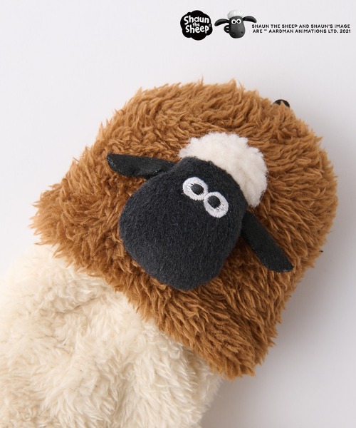 CIAOPANIC TYPY(チャオパニックティピー)の「【KIDS】【ひつじのショーン×CIAOPANIC TYPY】コラボ2WAY手袋(手袋・キッズ・ブラック/ブラウン・ONE SIZE)」の7枚目の写真