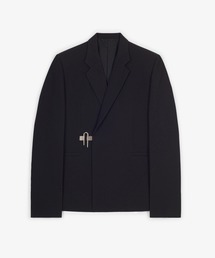 パドロック付き テクスチャードウール ジャケット