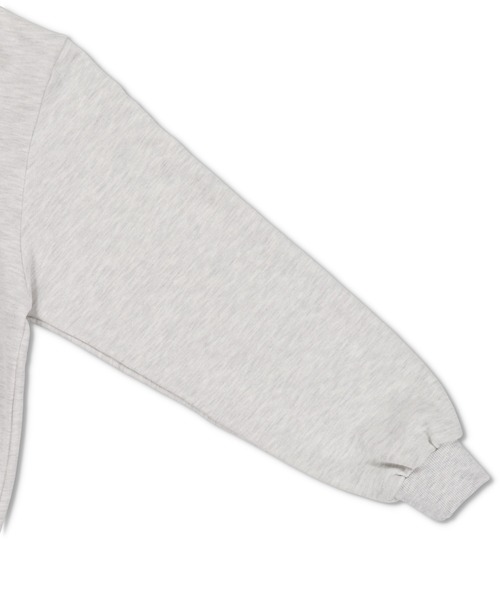 SPINNS（スピンズ）の「【ゆったりシルエット】WSロゴ ハーフジップ裏起毛スウェット（スウェット・レディース・ブラック/ダークグリーン/ネイビー/オフホワイト/オートミール・ONESIZE）」の20枚目の写真