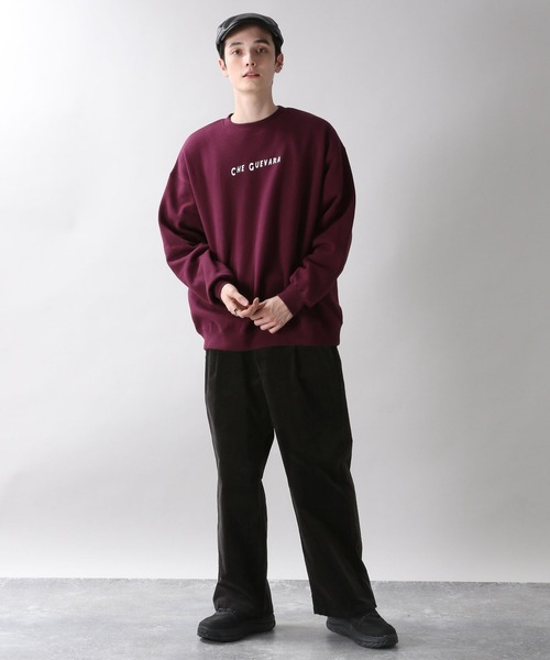 RAGEBLUE（レイジブルー）の「ベッチンタックワイドパンツ/259737（チノパンツ・メンズ・ブラック/ブラウン/グレー/グリーン・SMALL/MEDIUM/LARGE）」の5枚目の写真