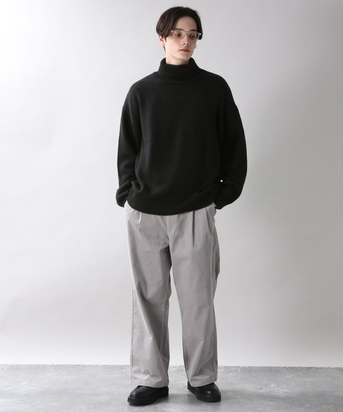 RAGEBLUE（レイジブルー）の「ベッチンタックワイドパンツ/259737（チノパンツ・メンズ・ブラック/ブラウン/グレー/グリーン・SMALL/MEDIUM/LARGE）」の6枚目の写真