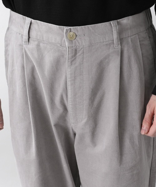 RAGEBLUE（レイジブルー）の「ベッチンタックワイドパンツ/259737（チノパンツ・メンズ・ブラック/ブラウン/グレー/グリーン・SMALL/MEDIUM/LARGE）」の8枚目の写真