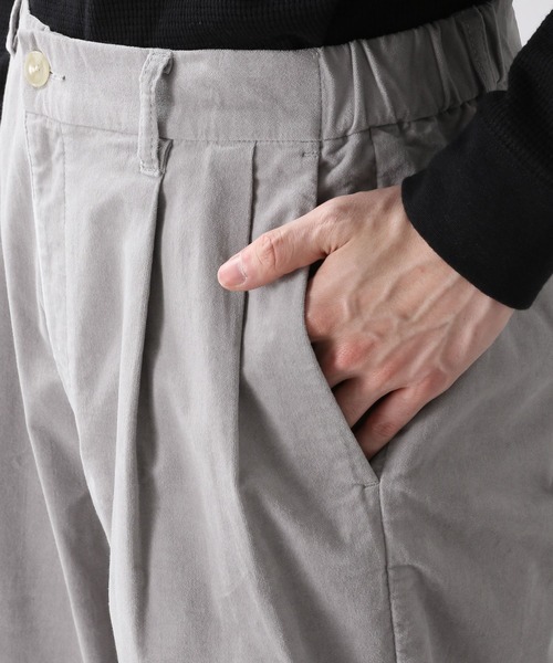 RAGEBLUE（レイジブルー）の「ベッチンタックワイドパンツ/259737（チノパンツ・メンズ・ブラック/ブラウン/グレー/グリーン・SMALL/MEDIUM/LARGE）」の9枚目の写真