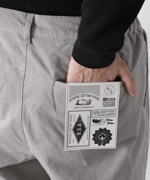 RAGEBLUE（レイジブルー）の「ベッチンタックワイドパンツ/259737（チノパンツ・メンズ・ブラック/ブラウン/グレー/グリーン・SMALL/MEDIUM/LARGE）」の12枚目の写真