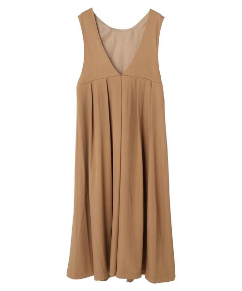 Petit fleur(プチフルール)の「・Petit Fleur キリカエタックワンピース*(ジャンパースカート・レディース・ブラック/ベージュ/グレイッシュベージュ・FREE)」の17枚目の写真