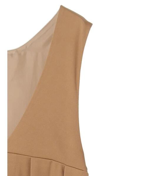 Petit fleur(プチフルール)の「・Petit Fleur キリカエタックワンピース*(ジャンパースカート・レディース・ブラック/ベージュ/グレイッシュベージュ・FREE)」の20枚目の写真