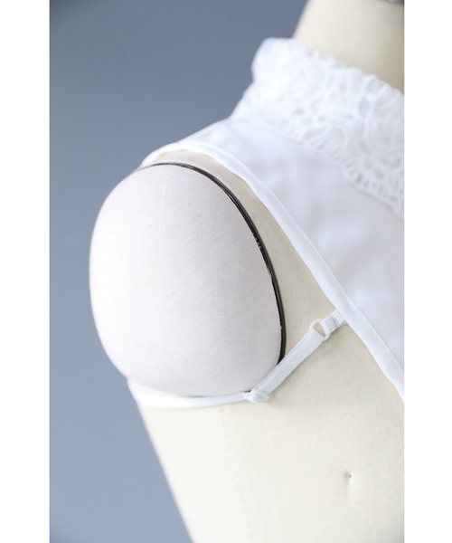 cawaii（カワイイ）の「いつもの服が変わる。カッティングレース付け襟（付け襟・レディース・ホワイト・FREE）」の12枚目の写真