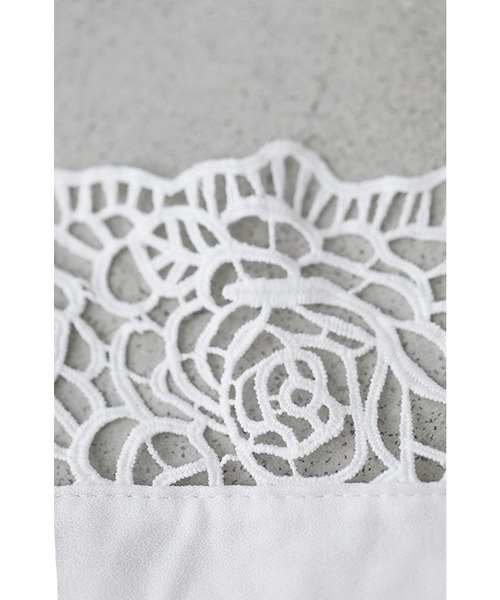 cawaii（カワイイ）の「いつもの服が変わる。カッティングレース付け襟（付け襟・レディース・ホワイト・FREE）」の19枚目の写真