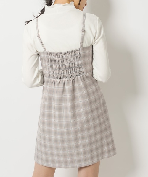 OLIVE des OLIVE（オリーブデオリーブ）の「タートル付ミニキャミワンピ（ワンピース・レディース・ライトグレー/ブラック/ミント/ワンウォッシュ・FREE）」の18枚目の写真