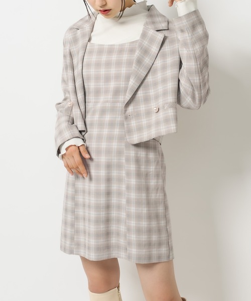 OLIVE des OLIVE（オリーブデオリーブ）の「タートル付ミニキャミワンピ（ワンピース・レディース・ライトグレー/ブラック/ミント/ワンウォッシュ・FREE）」の20枚目の写真