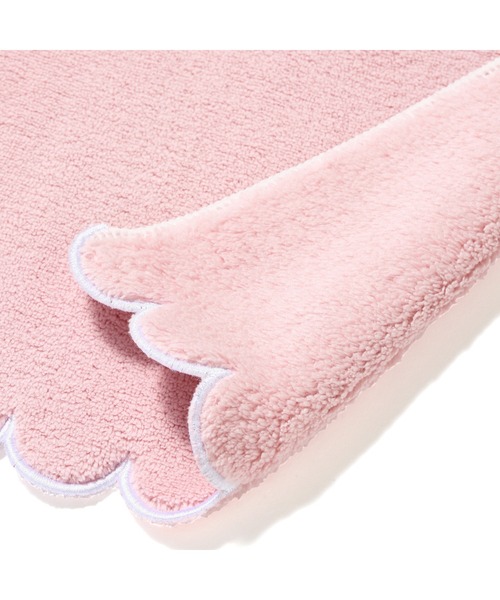 Francfranc（フランフラン）の「マイクロファイバー フェイスタオル スカラップ ピンク（タオル・レディース・ピンク・FREE）」の3枚目の写真