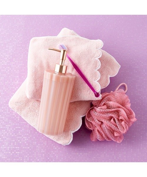 Francfranc（フランフラン）の「マイクロファイバー フェイスタオル スカラップ ピンク（タオル・レディース・ピンク・FREE）」の10枚目の写真