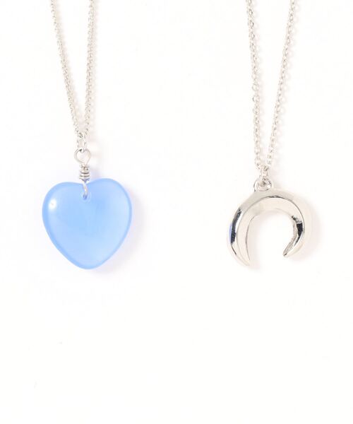 AMERICAN HOLIC（アメリカンホリック）の「ハートロング・ムーンミドルネックレスセット（ネックレス・レディース・シルバー/ゴールド・FREE）」の11枚目の写真