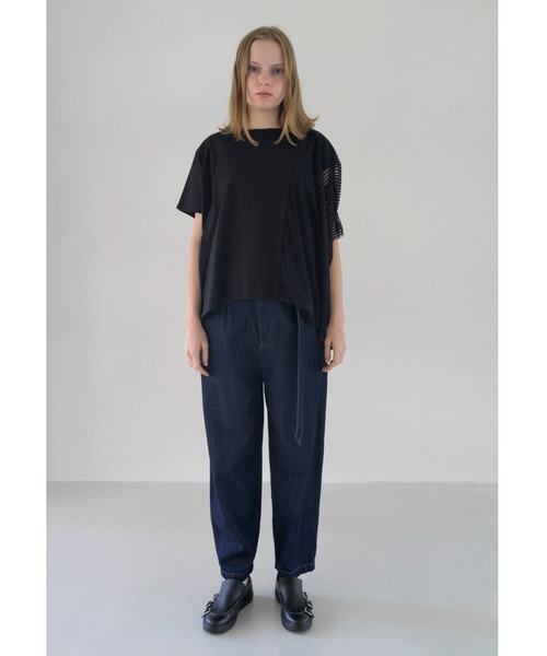 ZUCCa（ズッカ）の「ストライプチュールジャージィー/Tシャツ（T