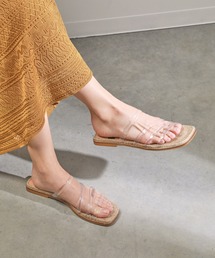 クリアストラップサンダル/RODO-WS