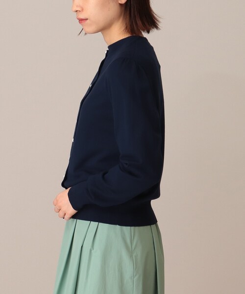 UNTITLED（アンタイトル）の「◆レーヨンストレッチカーディガン【洗える】（カーディガン/ボレロ・レディース・ブラック/ネイビー/グレー系・02/00）」の10枚目の写真