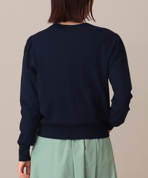 UNTITLED（アンタイトル）の「◆レーヨンストレッチカーディガン【洗える】（カーディガン/ボレロ・レディース・ブラック/ネイビー/グレー系・02/00）」の7枚目の写真