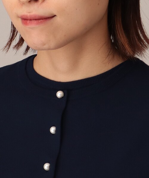 UNTITLED（アンタイトル）の「◆レーヨンストレッチカーディガン【洗える】（カーディガン/ボレロ・レディース・ブラック/ネイビー/グレー系・02/00）」の18枚目の写真