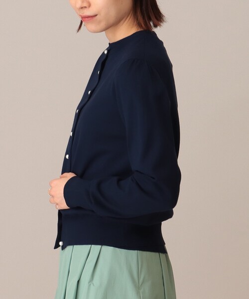 UNTITLED（アンタイトル）の「◆レーヨンストレッチカーディガン【洗える】（カーディガン/ボレロ・レディース・ブラック/ネイビー/グレー系・02/00）」の22枚目の写真