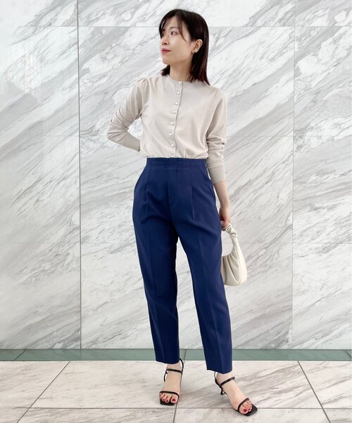 UNTITLED（アンタイトル）の「◆レーヨンストレッチカーディガン【洗える】（カーディガン/ボレロ・レディース・ブラック/ネイビー/グレー系・02/00）」の12枚目の写真