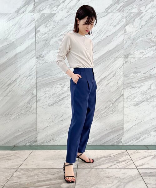 UNTITLED（アンタイトル）の「◆レーヨンストレッチカーディガン【洗える】（カーディガン/ボレロ・レディース・ブラック/ネイビー/グレー系・02/00）」の9枚目の写真