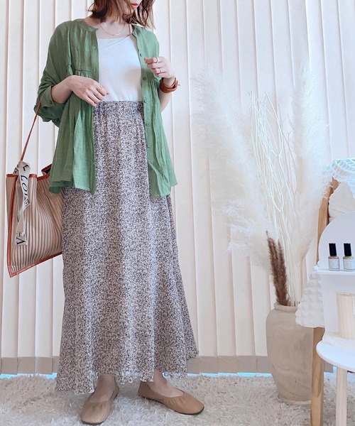 reca(レカ)の「ギャザーボリュームブラウス(シャツ/ブラウス・レディース・ブルー/ブラック/グリーン/アイボリー・FREE)」の18枚目の写真