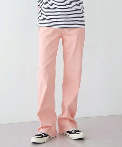 UNE MANSION（ユヌマンション）の「ビビッドコットンパンツ（その他パンツ・レディース・ピンク/ブルー/グリーン・SMALL/MEDIUM/LARGE）」の9枚目の写真