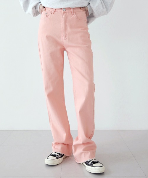 UNE MANSION（ユヌマンション）の「ビビッドコットンパンツ（その他パンツ・レディース・ピンク/ブルー/グリーン・SMALL/MEDIUM/LARGE）」の18枚目の写真