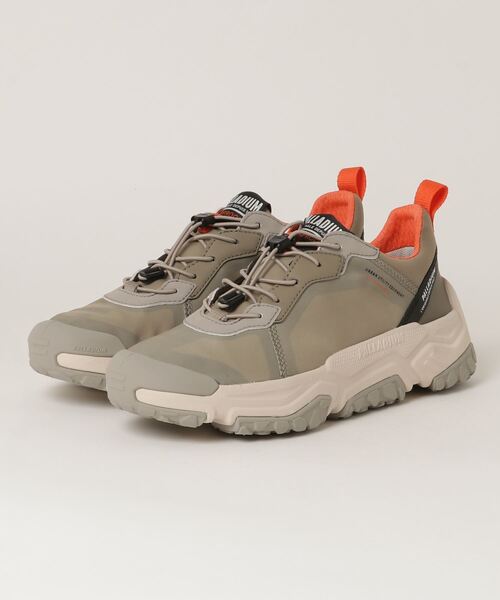 PALLADIUM（パラディウム）の「PALLADIUM/パラディウム OFF-GRID LO WP+/オフグリッド ロー ウォータープルーフ+（スニーカー・メンズ・ライトグレー/ブラック/ダークグレー・25.5cm/26cm/26.5cm/27cm/27.5cm/28cm）」の3枚目の写真