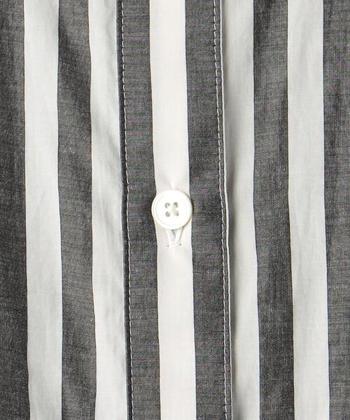 BEAUTY&YOUTH UNITED ARROWS（ビューティーアンドユースユナイテッドアローズ）の「BY ストライプ レギュラーシャツ -ウォッシャブル-（シャツ/ブラウス・レディース・ライトブルー/ブラック/ネイビー・FREE）」の9枚目の写真