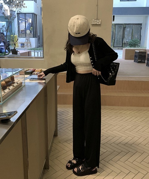 HALEY PESCA（ヘーリーペスカ）の「HALEY PESCA/ストレートラインスラックス（スラックス・レディース・ブラック/レッド・SMALL/MEDIUM/LARGE）」の8枚目の写真