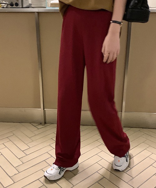 HALEY PESCA（ヘーリーペスカ）の「HALEY PESCA/ストレートラインスラックス（スラックス・レディース・ブラック/レッド・SMALL/MEDIUM/LARGE）」の4枚目の写真