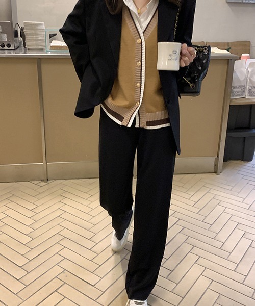 HALEY PESCA（ヘーリーペスカ）の「HALEY PESCA/ストレートラインスラックス（スラックス・レディース・ブラック/レッド・SMALL/MEDIUM/LARGE）」の12枚目の写真