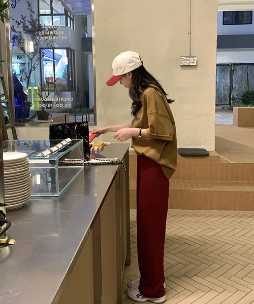 HALEY PESCA（ヘーリーペスカ）の「HALEY PESCA/ストレートラインスラックス（スラックス・レディース・ブラック/レッド・SMALL/MEDIUM/LARGE）」の6枚目の写真