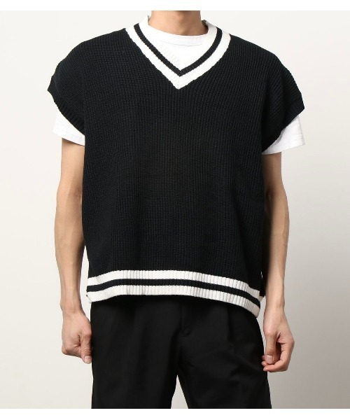 セール Pl Big ﾆｯﾄﾍﾞｽﾄ ﾍﾞｽﾄ ニットベスト スクール チルデン ベスト L H P Private Brand エルエイチピープライベートブランド のファッション通販 Zozotown